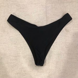 Black bikini bottoms